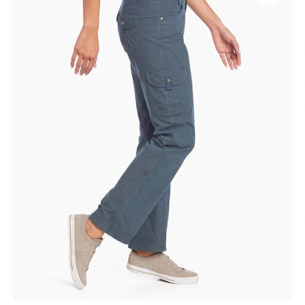 Kuhl Splash Roll Up Pants in Metal Blue. EUC. UPF 50. Quick dry. Hiking. - Picture 3 of 16